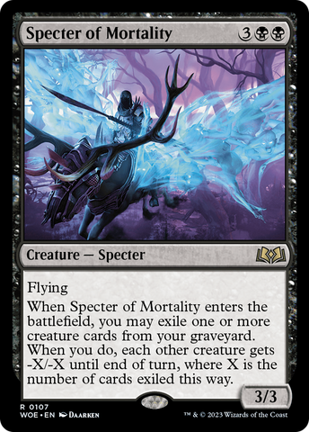Specter of Mortality ESPAÑOL [Wilds of Eldraine]