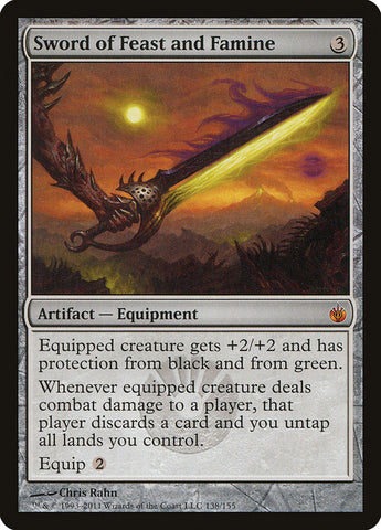 Sword of Feast and Famine ESPAÑOL [Mirrodin Besieged]