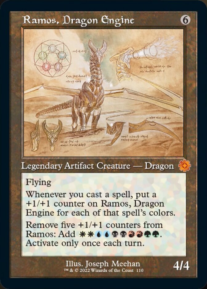 Ramos, Dragon Engine (Retro Schematic) ESPAÑOL [The Brothers' War Retro Artifacts]