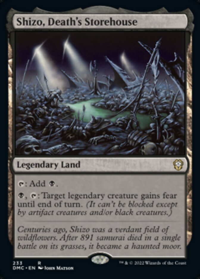 Shizo, Death's Storehouse ESPAÑOL [Dominaria United Commander]