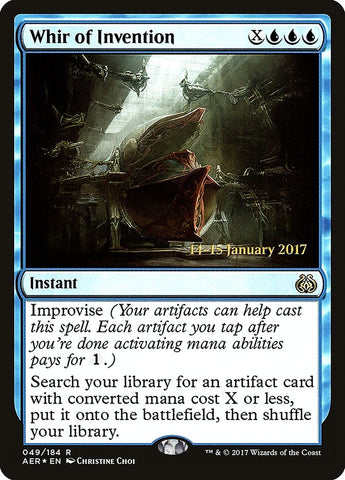 Whir of Invention ESPAÑOL [Aether Revolt Prerelease Promos]