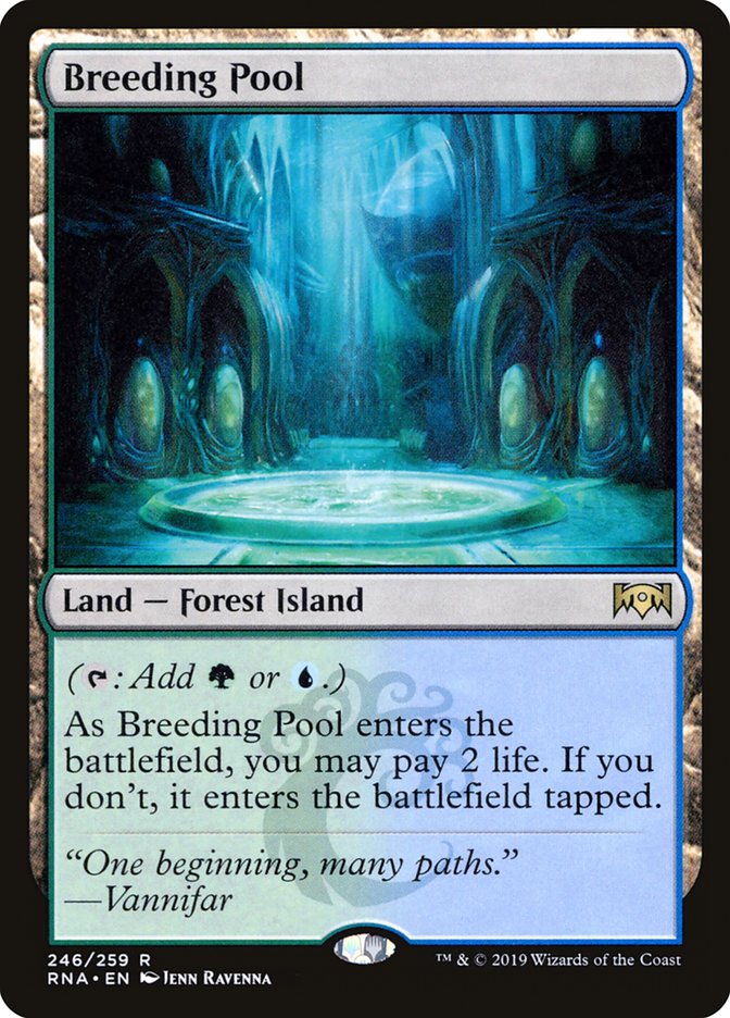 Breeding Pool ESPAÑOL MISSPRINT [Ravnica Allegiance]