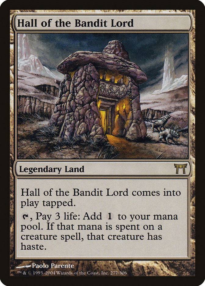 Hall of the Bandit Lord ESPAÑOL [Champions of Kamigawa]