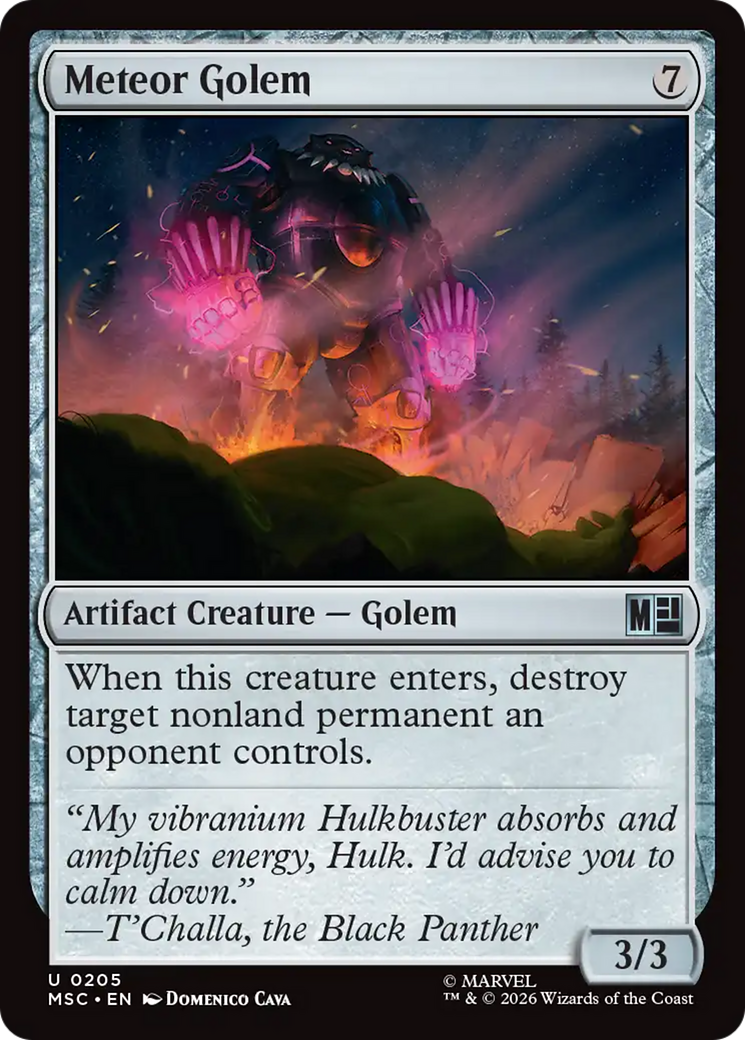 Meteor Golem (Surge Foil) [Marvel Super Heroes Commander]