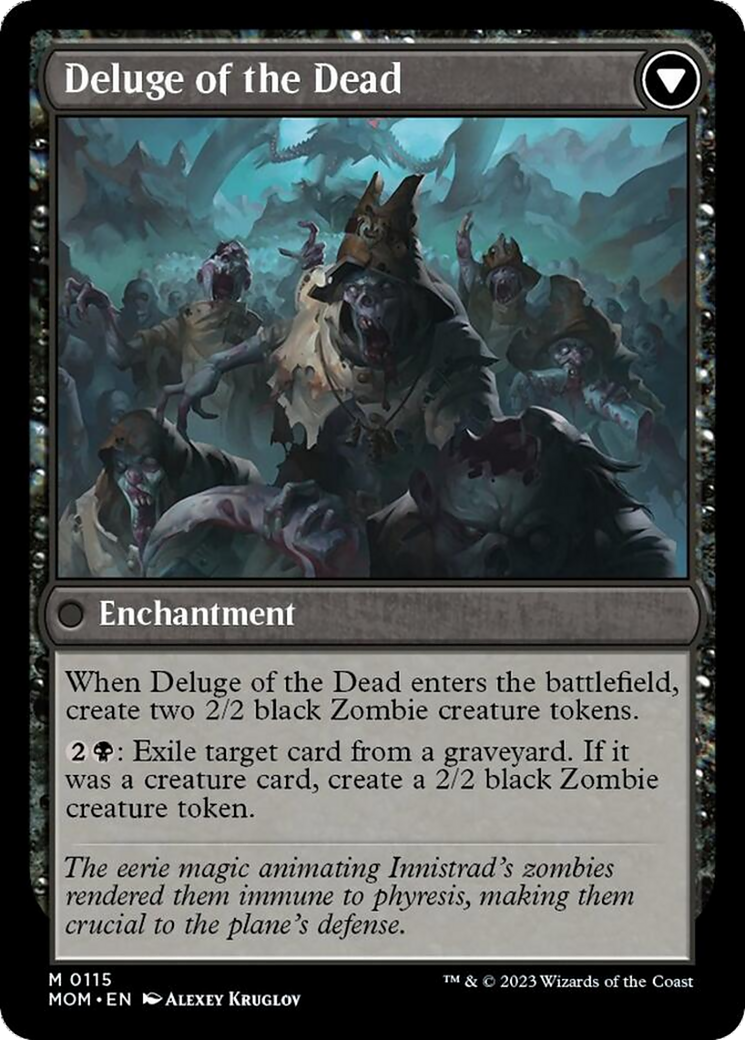 Invasion of Innistrad // Deluge of the Dead ESPAÑOL [March of the Machine]