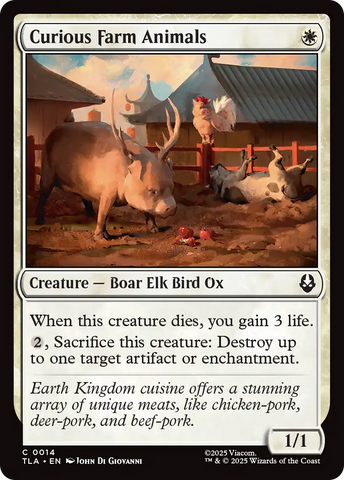 Curious Farm Animals [Avatar: The Last Airbender]