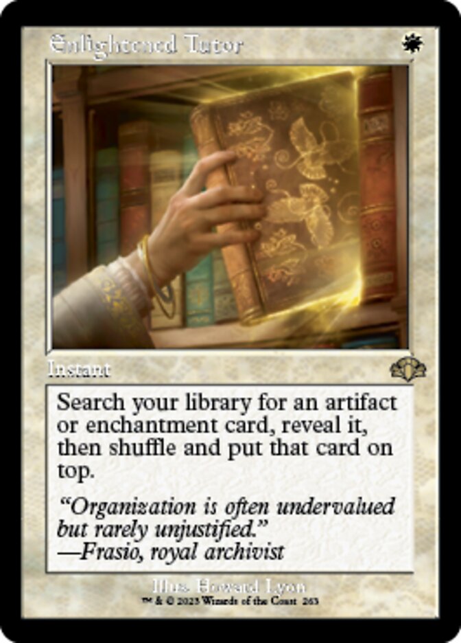 Enlightened Tutor (Retro) JAPANESE [Dominaria Remastered]