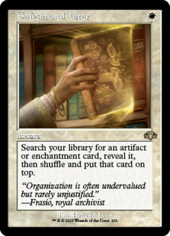 Enlightened Tutor (Retro) JAPANESE [Dominaria Remastered]