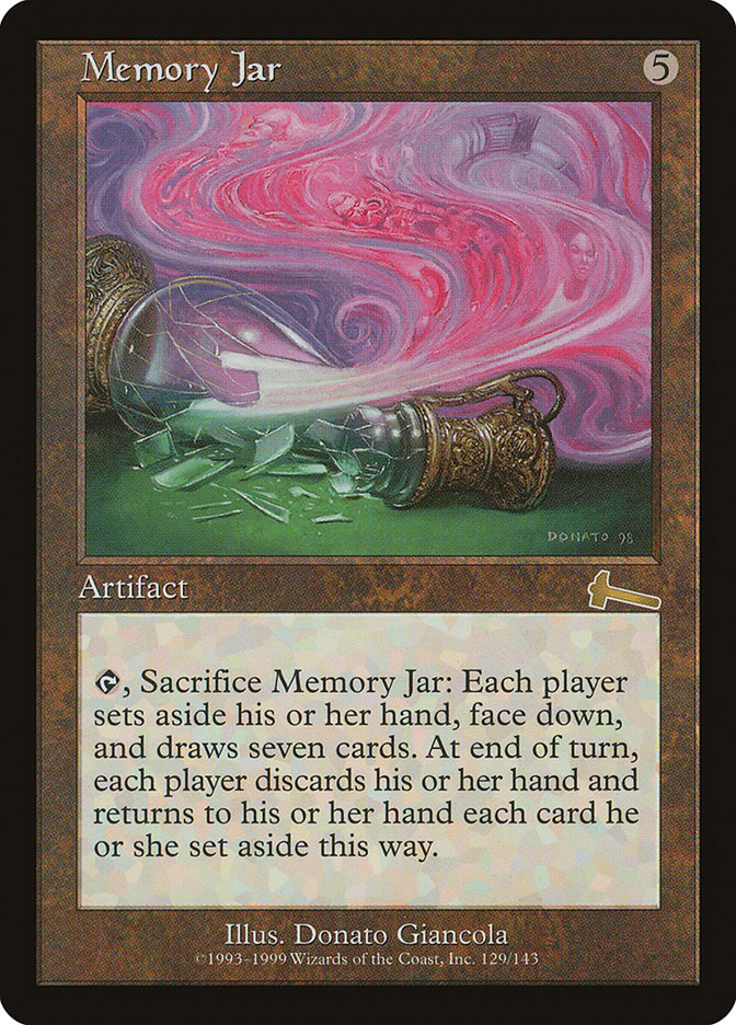 Memory Jar SIGNED [Urza's Legacy]