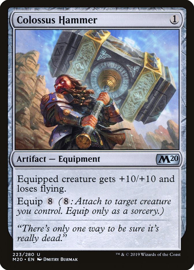 Colossus Hammer ESPAÑOL [Core Set 2020]