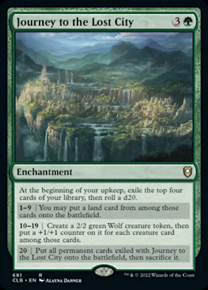 Journey to the Lost City ESPAÑOL [Commander Legends: Battle for Baldur's Gate]