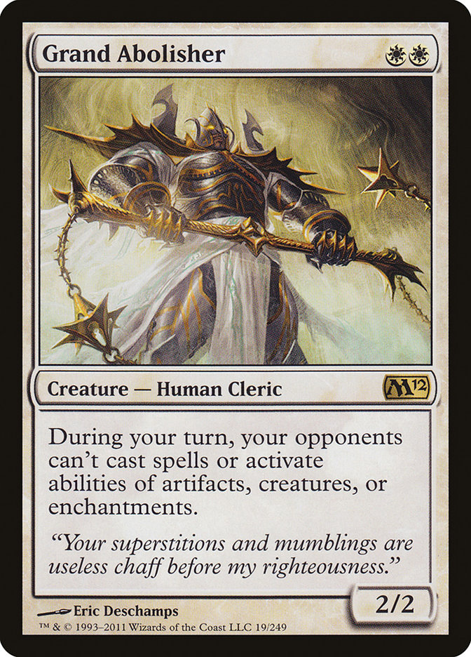 Grand Abolisher JAPANESE [Magic 2012]