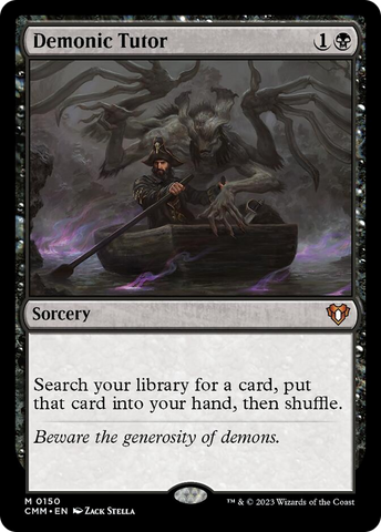 Demonic Tutor JAPANESE [Commander Masters]