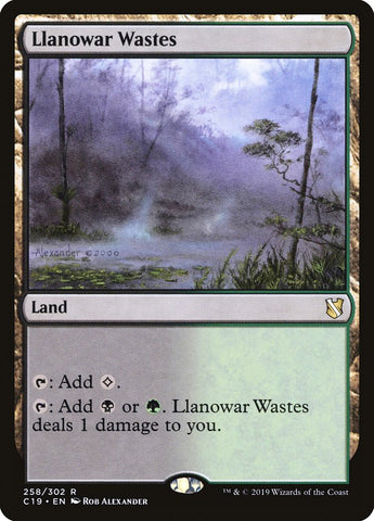 Llanowar Wastes ESPAÑOL [Commander 2019]