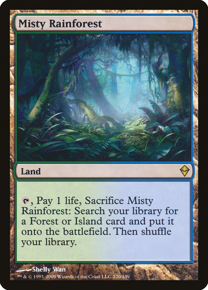 Misty Rainforest JAPANESE [Zendikar]