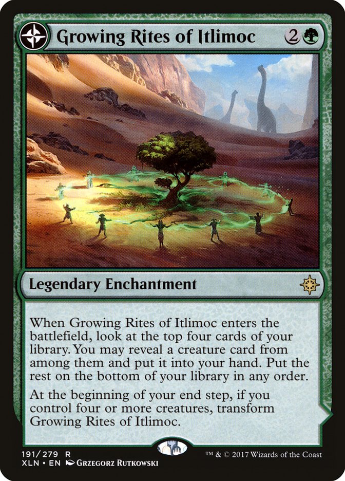Growing Rites of Itlimoc // Itlimoc, Cradle of the Sun CHINESE [Ixalan]