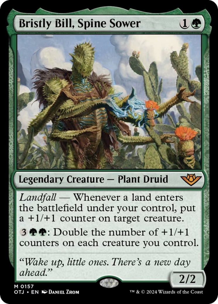 Bristly Bill, Spine Sower ESPAÑOL [Outlaws of Thunder Junction]
