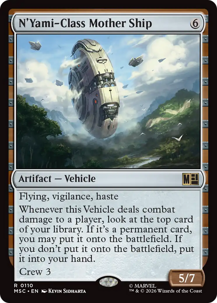 N'Yami-Class Mother Ship (Surge Foil) [Marvel Super Heroes Commander]
