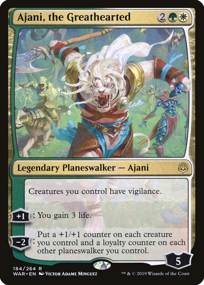 Ajani, the Greathearted ESPAÑOL [War of the Spark]