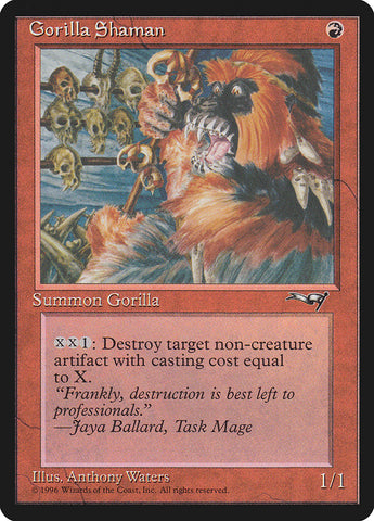 Gorilla Shaman (Skulls in Background) ESPAÑOL [Alliances]