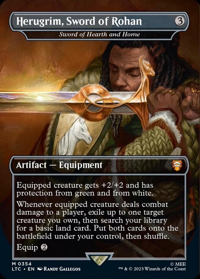 Herugrim, Sword of Rohan - Sword of Hearth and Home ESPAÑOL [The Lord of the Rings: Tales of Middle-Earth Commander]