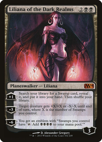 Liliana of the Dark Realms ESPAÑOL [Magic 2014]