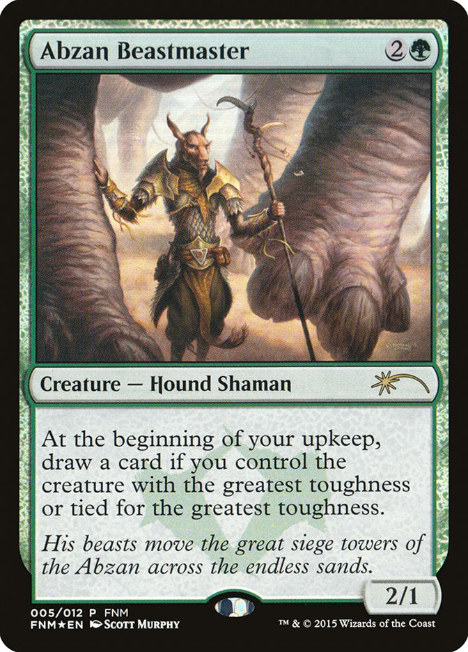 Abzan Beastmaster ESPAÑOL [Friday Night Magic 2015]