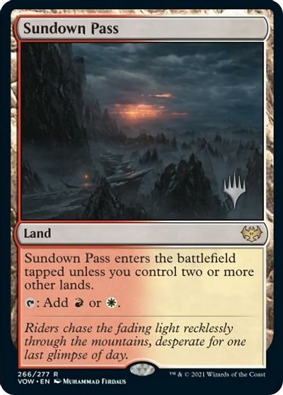 Sundown Pass (Promo Pack) ESPAÑOL [Innistrad: Crimson Vow Promos]