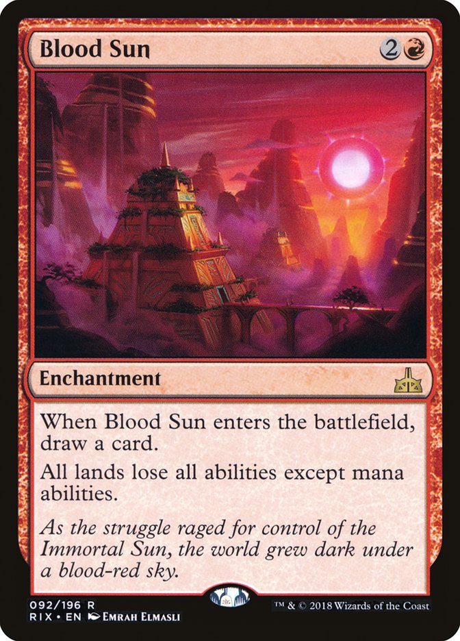 Blood Sun ESPAÑOL [Rivals of Ixalan]