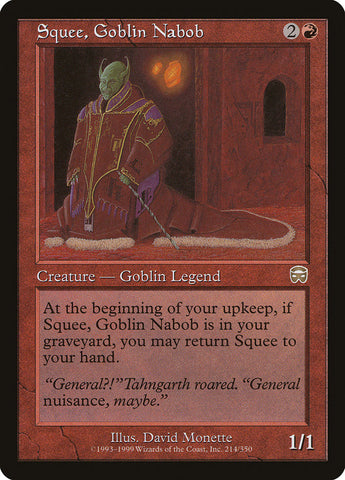 Squee, Goblin Nabob JAPANESE [Mercadian Masques]