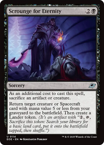 Scrounge for Eternity [Edge of Eternities]