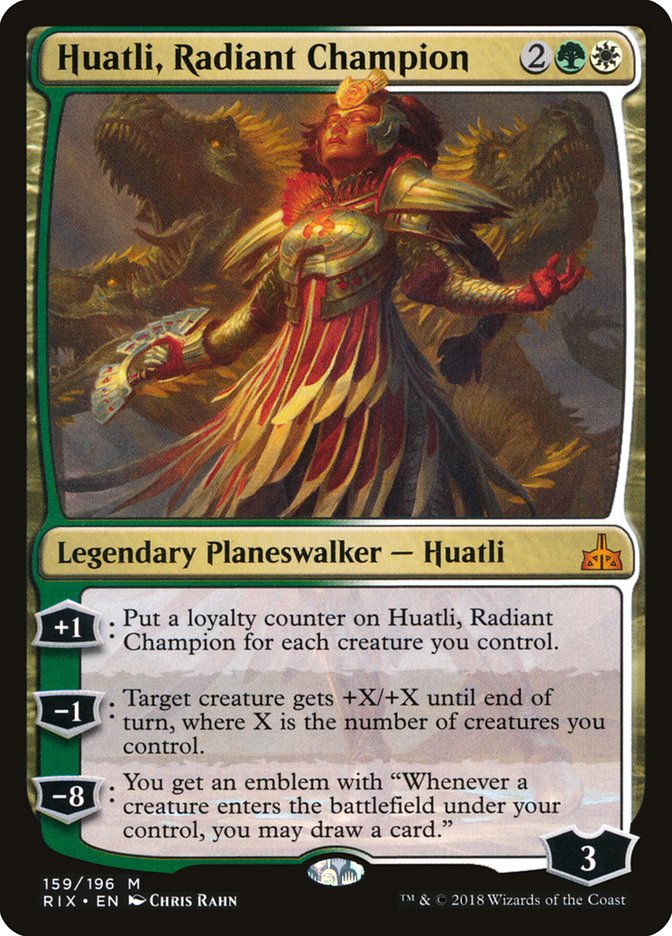 Huatli, Radiant Champion ESPAÑOL [Rivals of Ixalan]