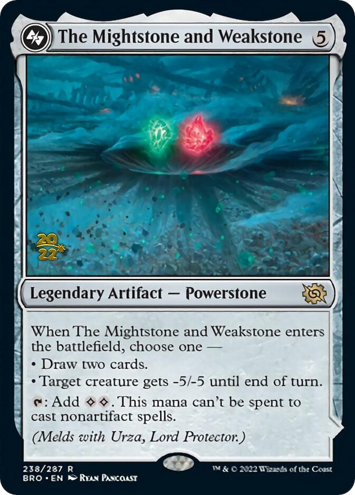 The Mightstone and Weakstone ESPAÑOL [The Brothers' War: Prerelease Promos]