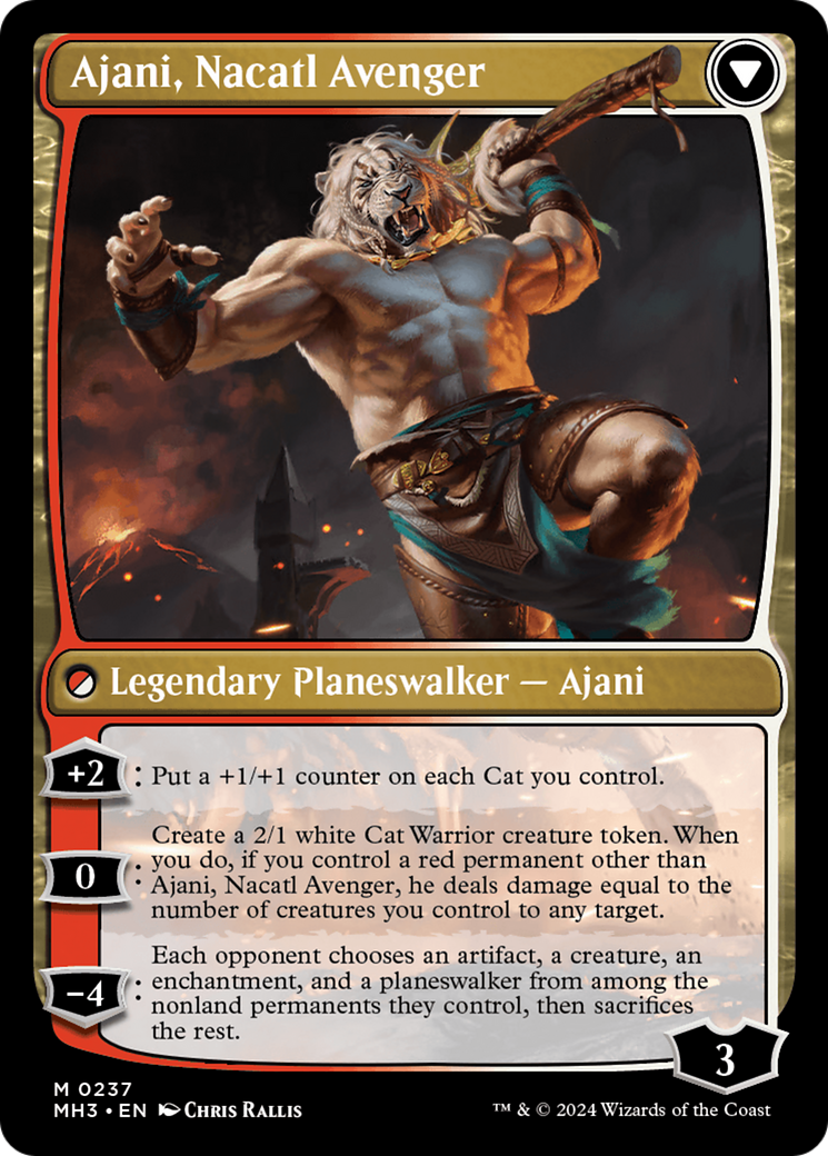 Ajani, Nacatl Pariah // Ajani, Nacatl Avenger GERMAN [Modern Horizons 3]