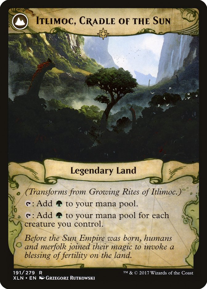Growing Rites of Itlimoc // Itlimoc, Cradle of the Sun CHINESE [Ixalan]