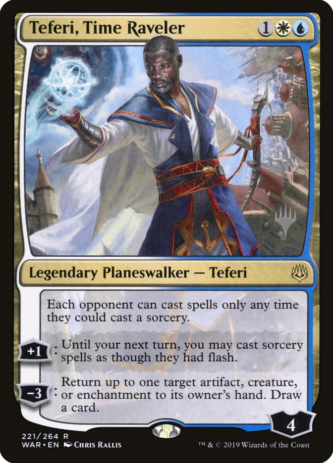 Teferi, Time Raveler (Promo Pack) ESPAÑOL [War of the Spark Promos]
