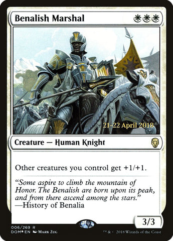 Benalish Marshal ESPAÑOL [Dominaria Prerelease Promos]