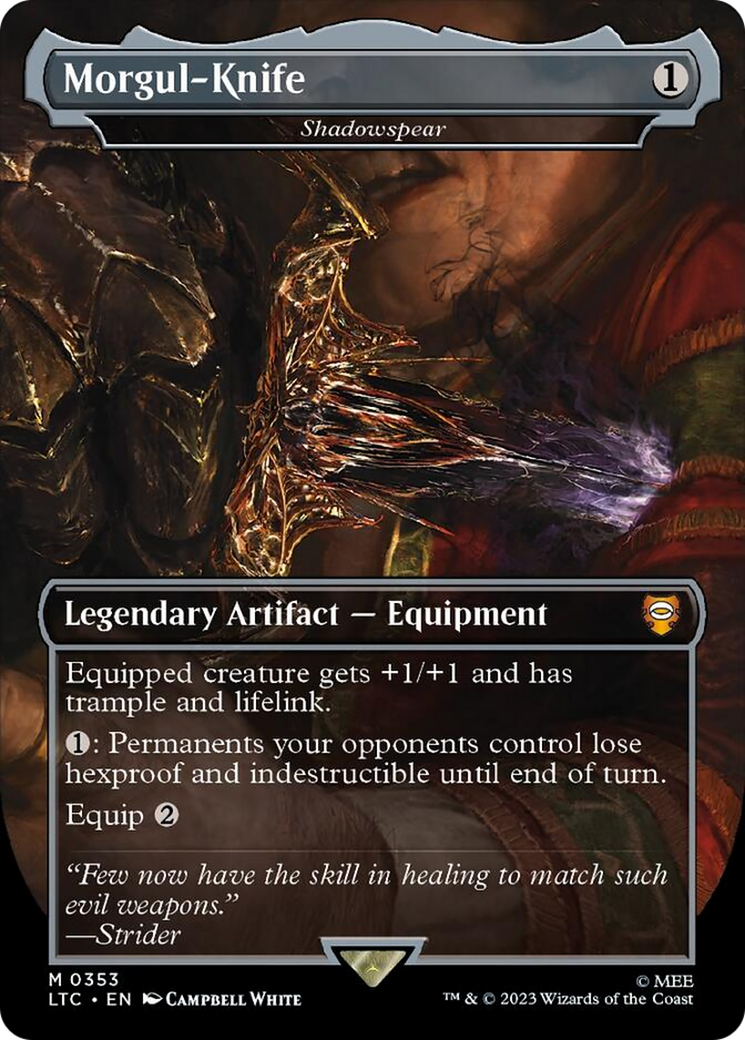 Morgul-Knife - Shadowspear ESPAÑOL [The Lord of the Rings: Tales of Middle-Earth Commander]