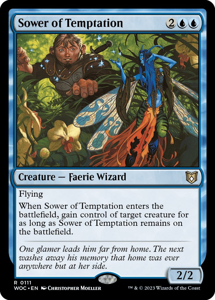 Sower of Temptation ESPAÑOL [Wilds of Eldraine Commander]