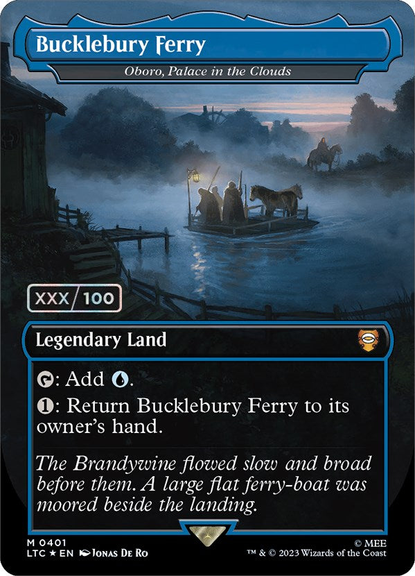 Bucklebury Ferry - Oboro, Palace in the Clouds (Borderless) (Serialized) [The Lord of the Rings: Tales of Middle-Earth Commander]