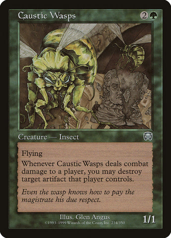 Caustic Wasps ESPAÑOL [Mercadian Masques]