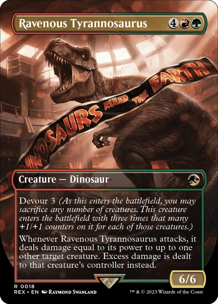 Ravenous Tyrannosaurus (Borderless) ESPAÑOL [Jurassic World Collection]