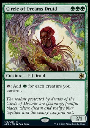 Circle of Dreams Druid (Promo Pack) ESPAÑOL [Dungeons & Dragons: Adventures in the Forgotten Realms Promos]