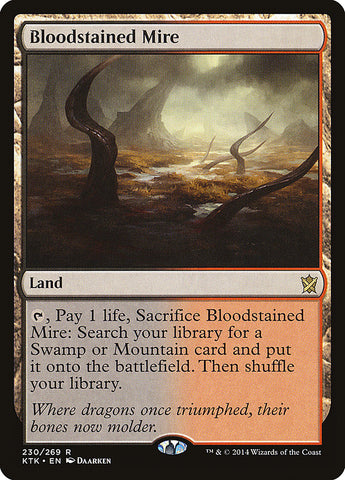 Bloodstained Mire JAPANESE [Khans of Tarkir]