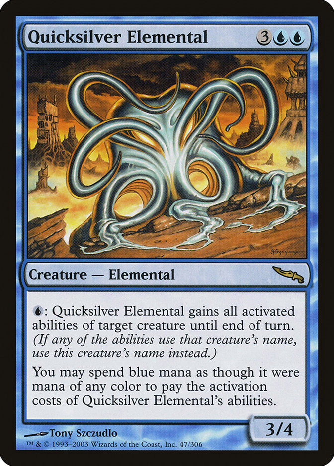 Quicksilver Elemental ESPAÑOL [Mirrodin]