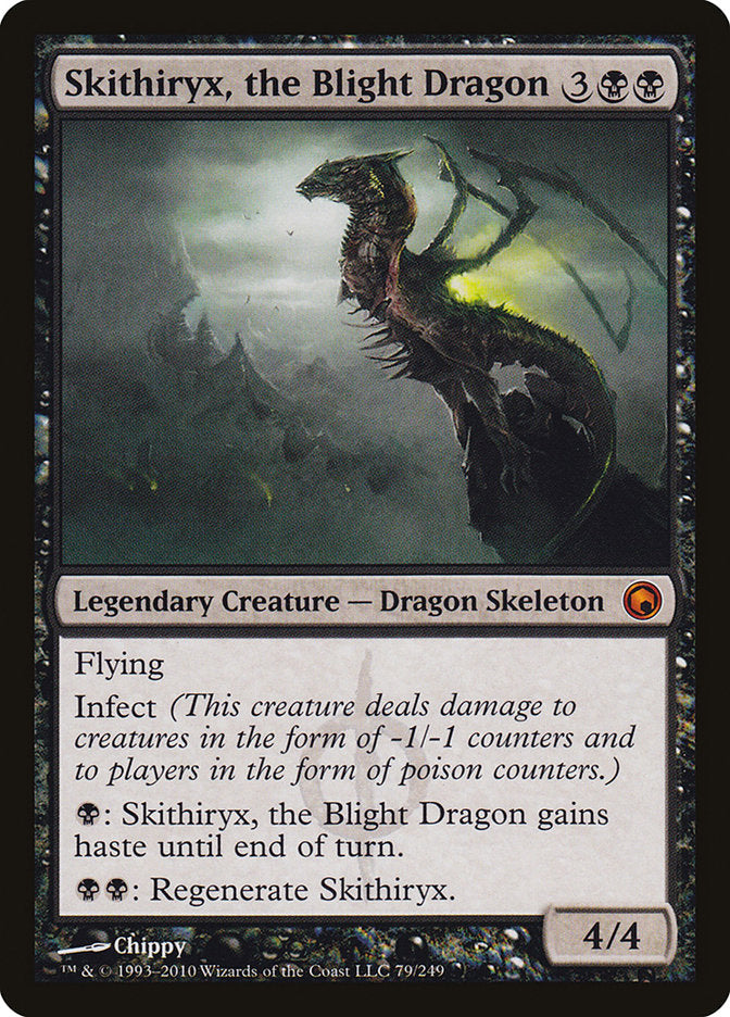 Skithiryx, the Blight Dragon CHINESE  [Scars of Mirrodin]