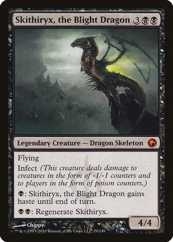 Skithiryx, the Blight Dragon CHINESE  [Scars of Mirrodin]