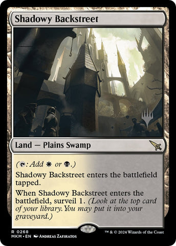 Callejuela ensombrecida - Shadowy Backstreet (Promo Pack)  [Murders at Karlov Manor Promos]