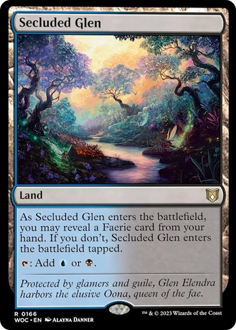 Secluded Glen ESPAÑOL [Wilds of Eldraine Commander]