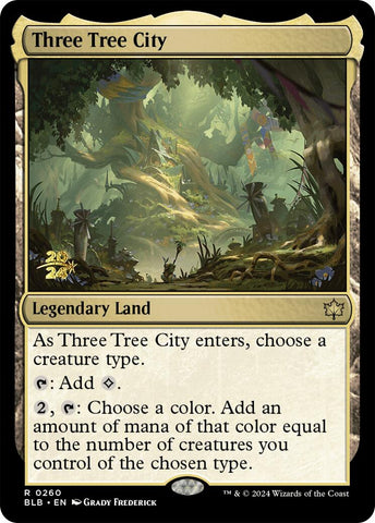 Three Tree City ESPAÑOL  [Bloomburrow Prerelease Promos]